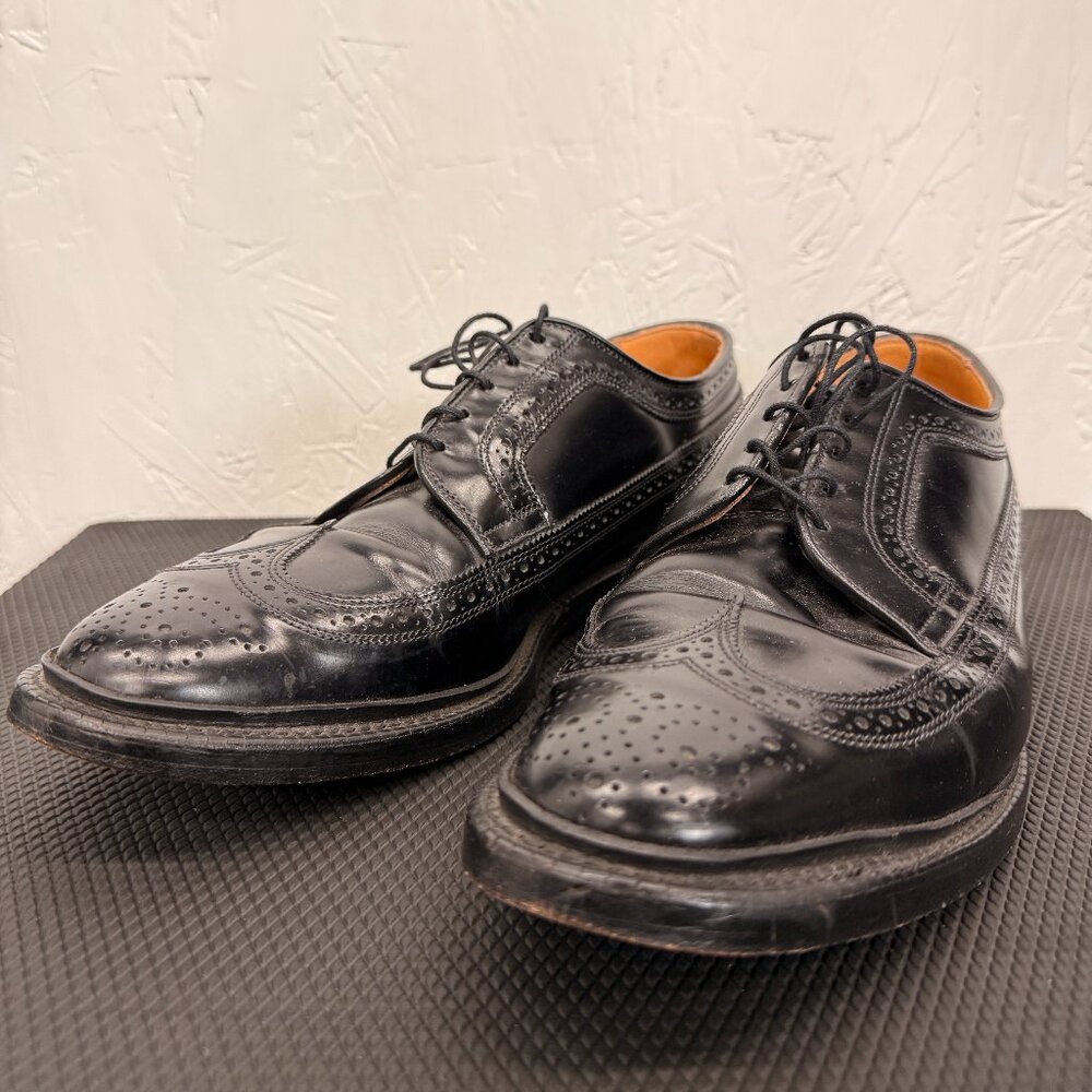 Allen Edmonds MacNeil Black Longwing Brogues 10.5D Made in USA